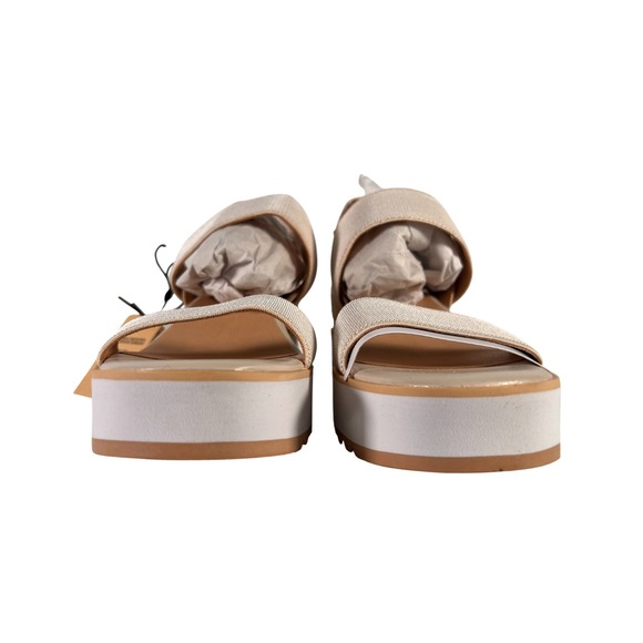 Steve Madden NYC Talla Wedge Strappy Natural Sandals New w/Tags in Box Size 9 - Picture 5 of 12